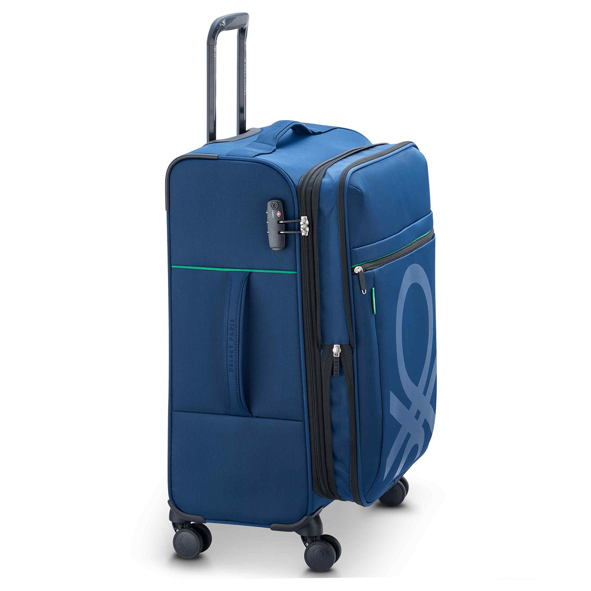 Delsey Benetton Color Block Medium Spinner Luggage