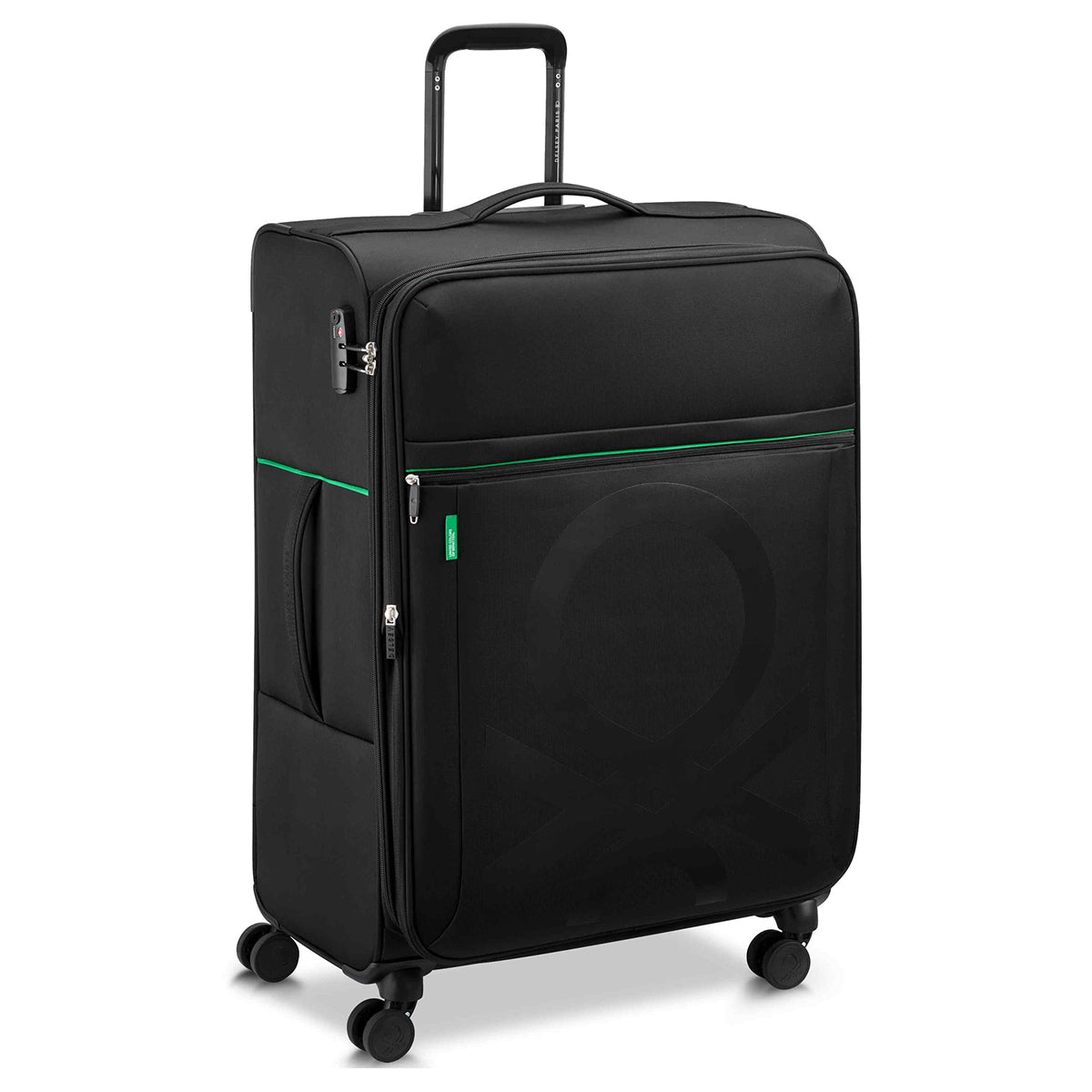 Delsey Benetton Color Block Large Spinner Luggage