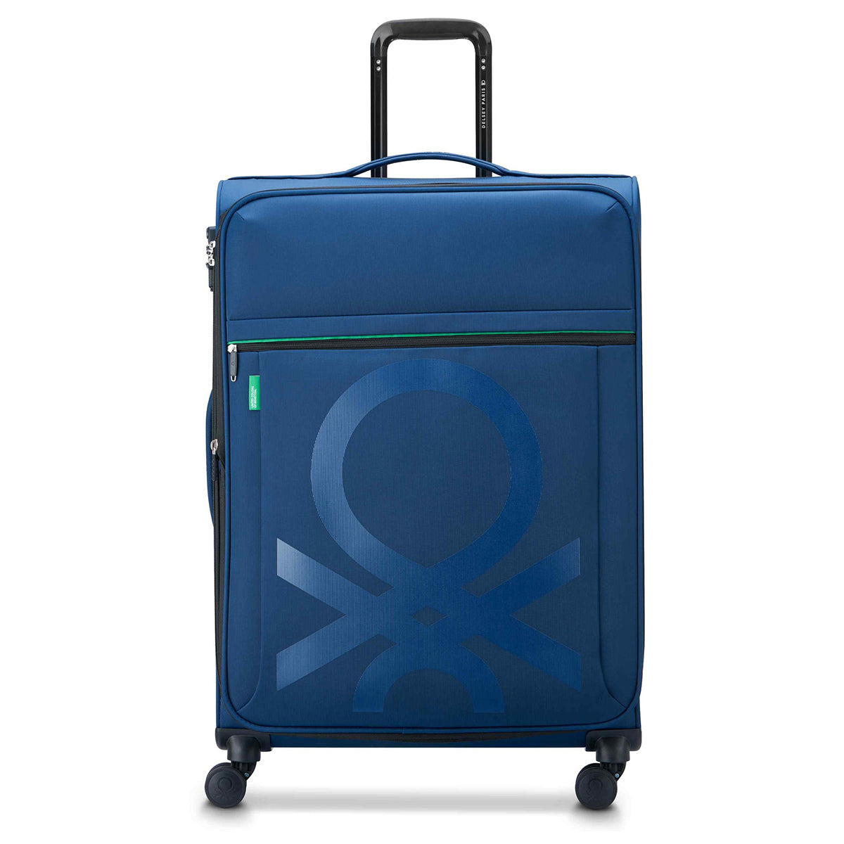 Delsey Benetton Color Block Large Spinner Luggage