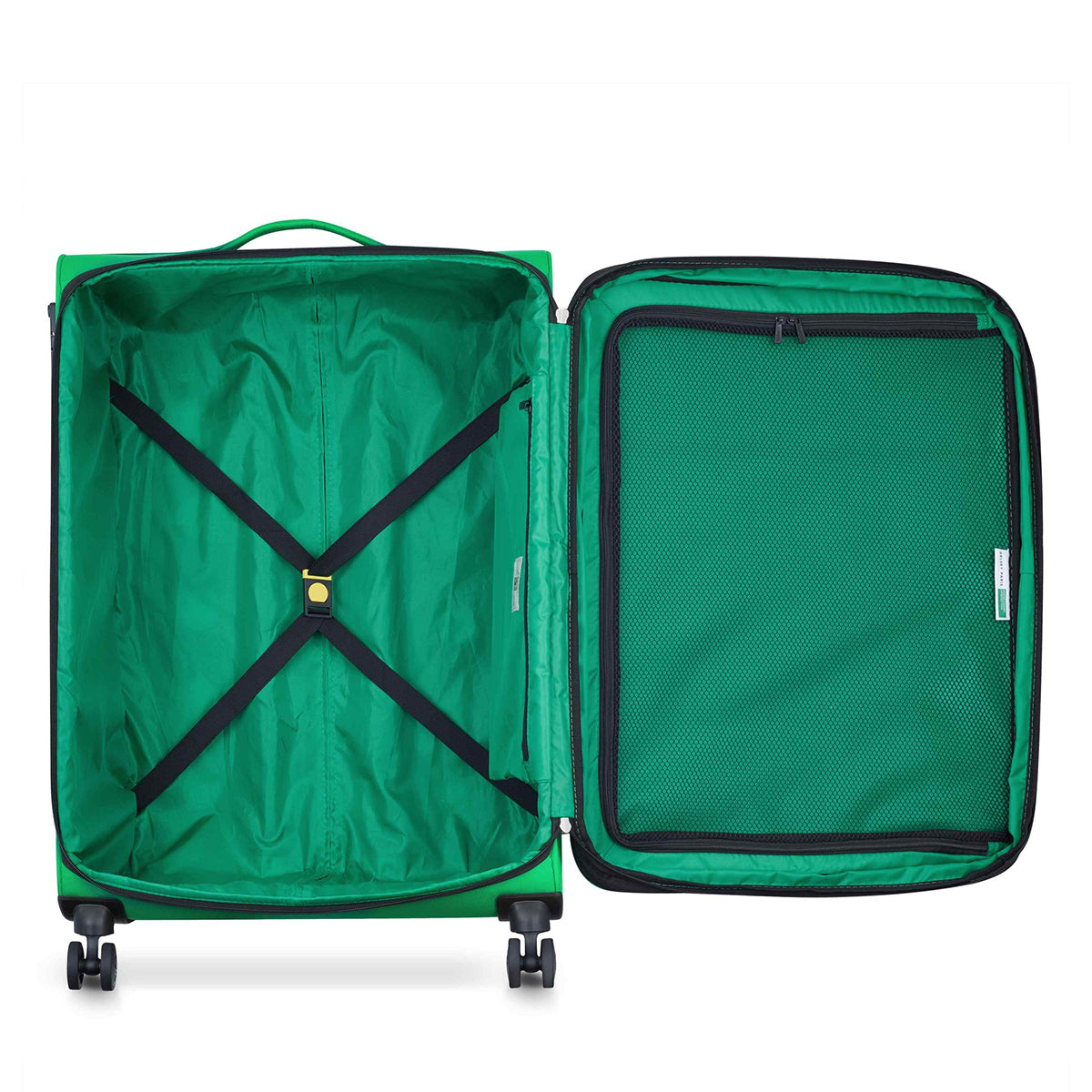 Delsey Benetton Color Block Large Spinner Luggage