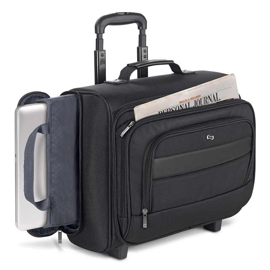 Solo Columbus Rolling Overnighter Briefcase