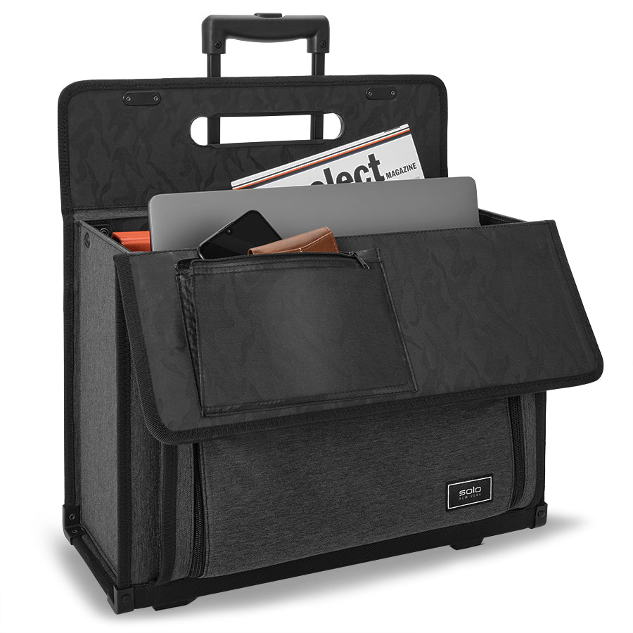 Solo Classic Rolling Catalog Briefcase