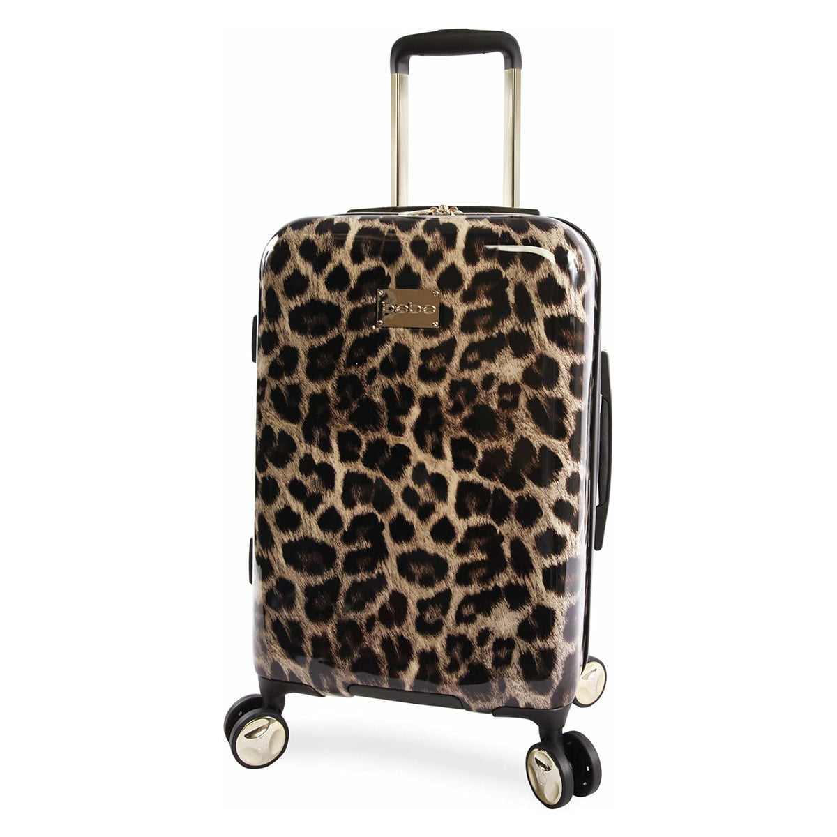 Bebe Adriana 21 Hardside Carry On Spinner Leopard