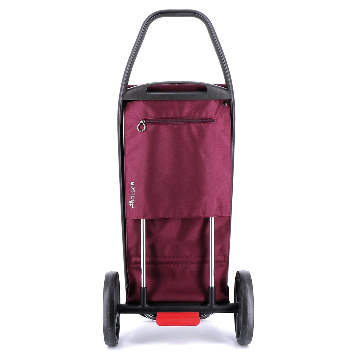 Rolser Com MF Black Tube 2 Big Wheel Shopping Trolley