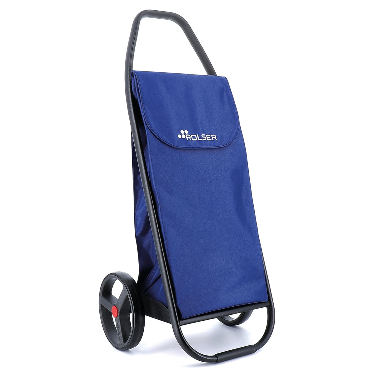 Rolser Com MF Black Tube 2 Big Wheel Shopping Trolley