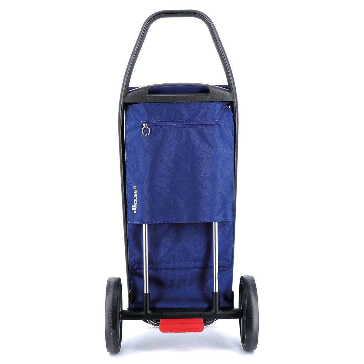 Rolser Com MF Black Tube 2 Big Wheel Shopping Trolley