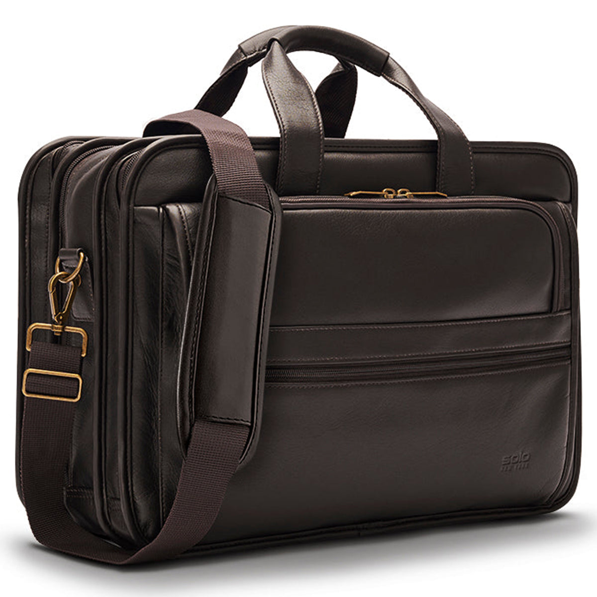 Solo Classic Leather Briefcase