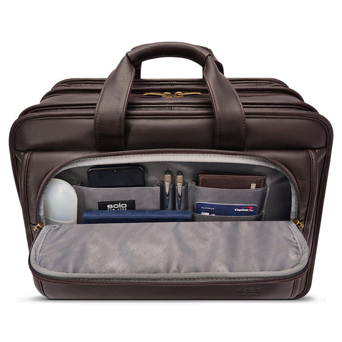 Solo Classic Leather Briefcase