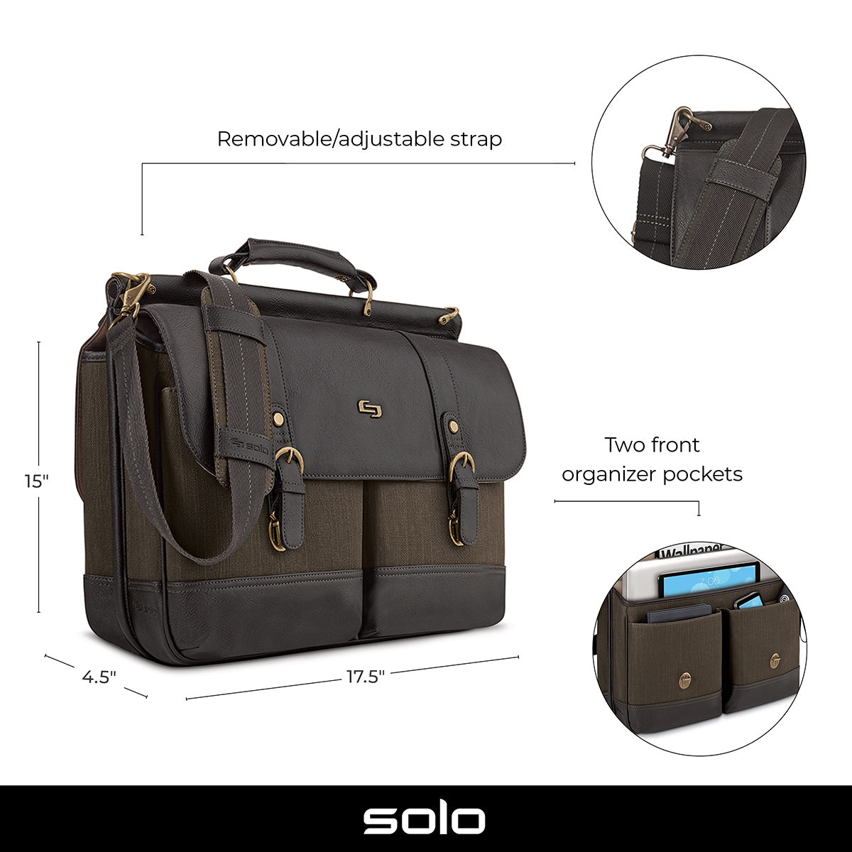 Solo Thompson Briefcase