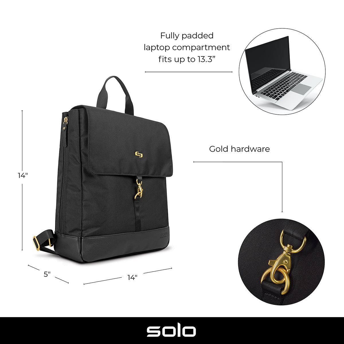 Solo Austin Hybrid Backpack/Tote