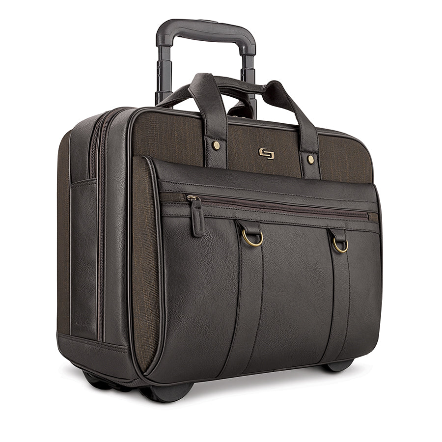 Solo Macdougal Rolling Briefcase