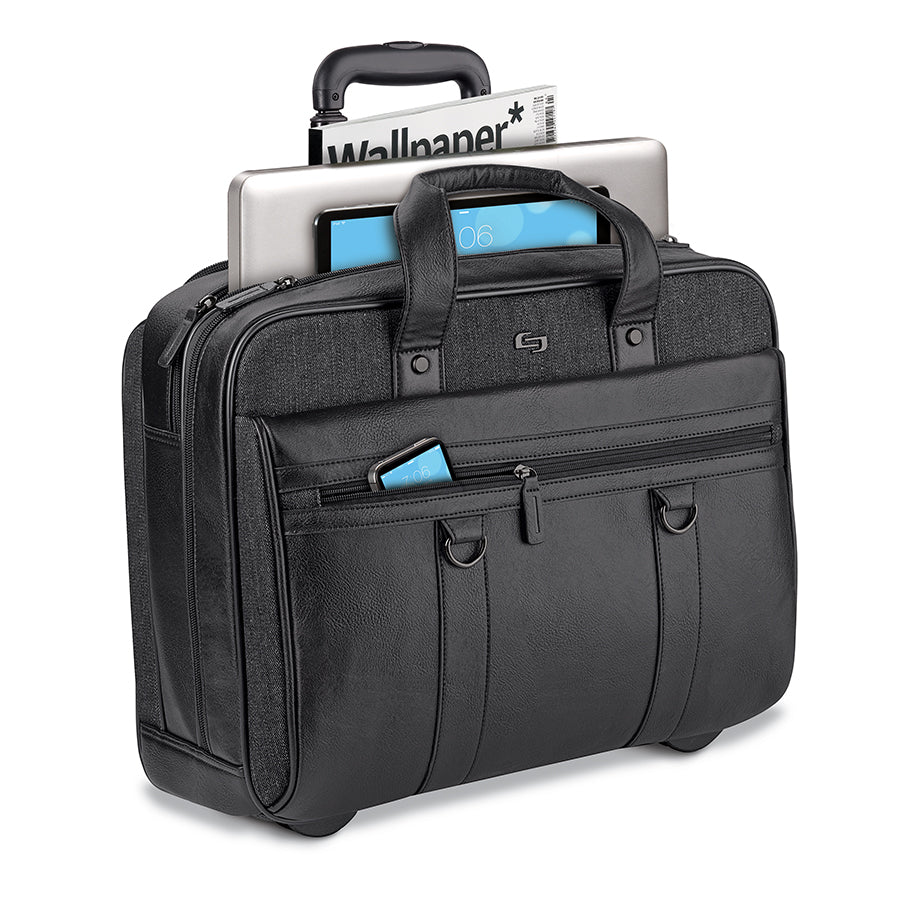 Solo Macdougal Rolling Briefcase