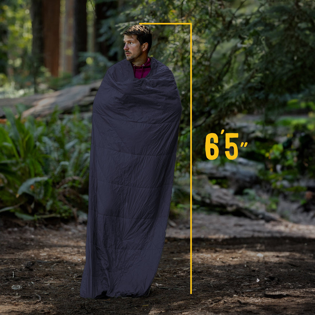 Gravel Layover XL Packable and Insulated Travel Blanket