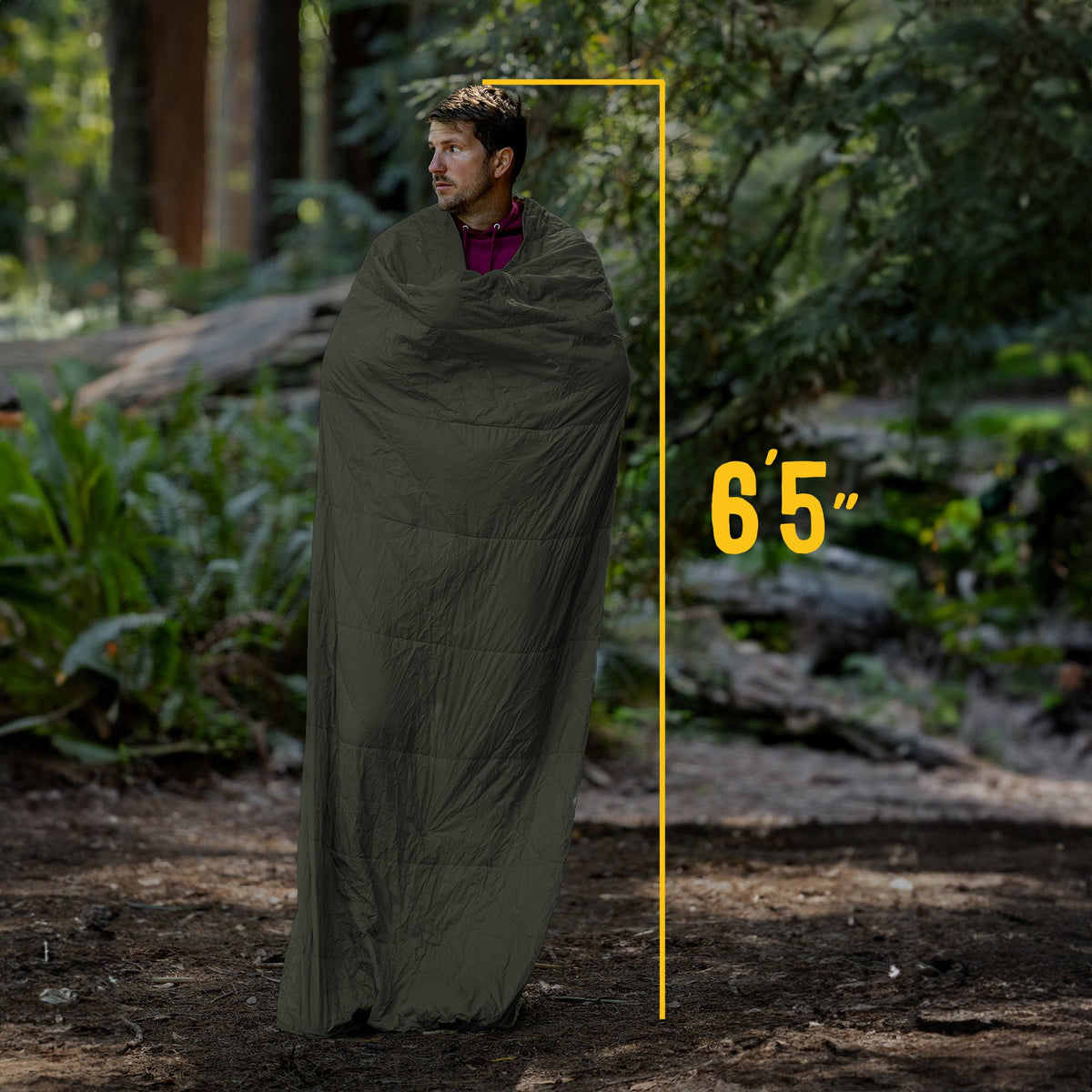 Gravel Layover XL Packable and Insulated Travel Blanket