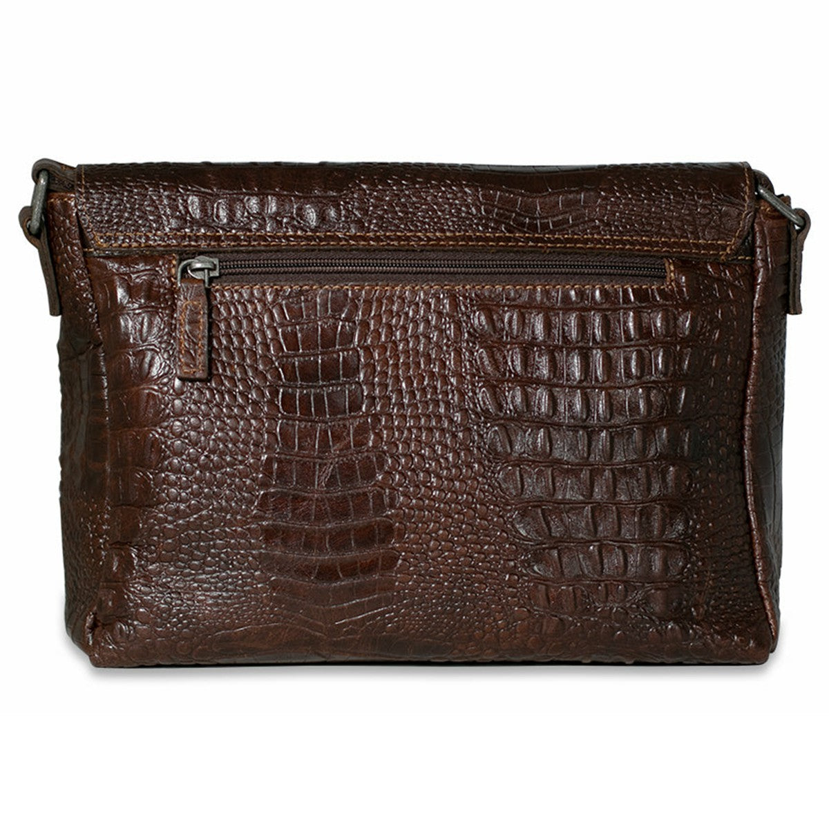 Jack Georges Hornback Croco Olivia Crossbody Bag