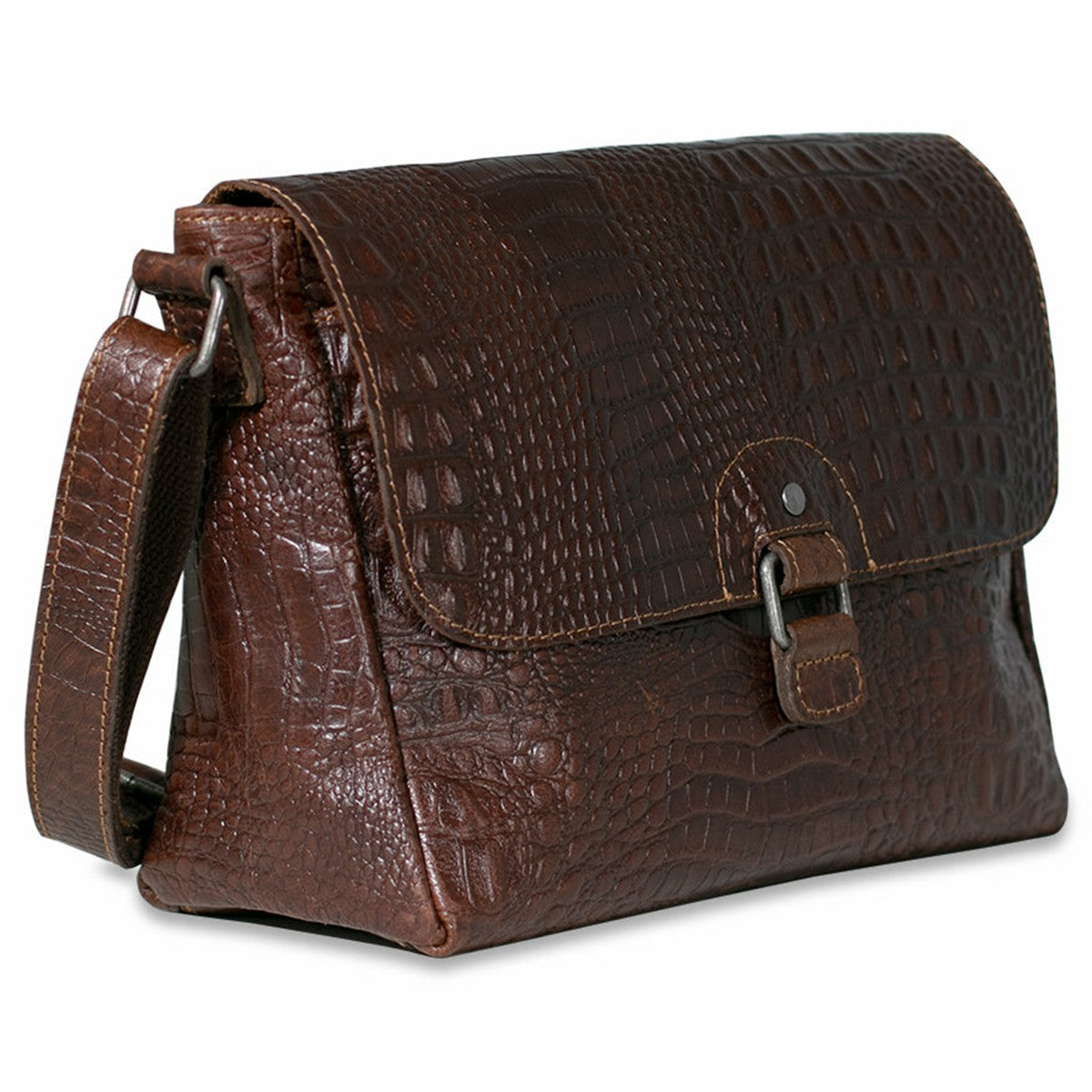 Jack Georges Hornback Croco Olivia Crossbody Bag – bagdUp