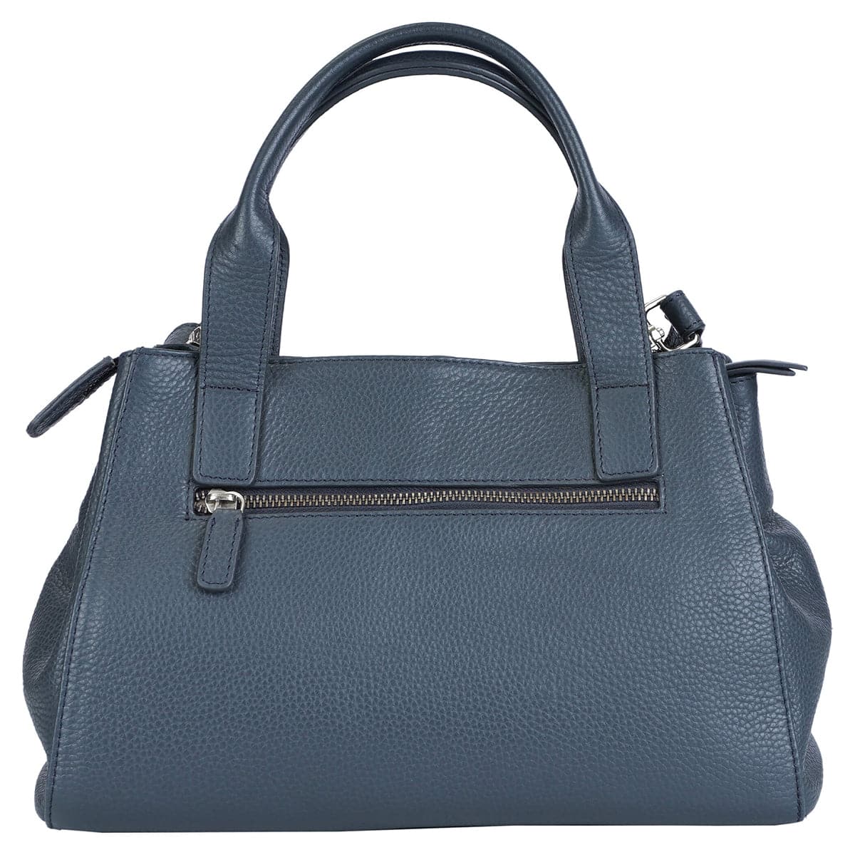 Mancini Pebbled Genevieve Top Zipper Handbag