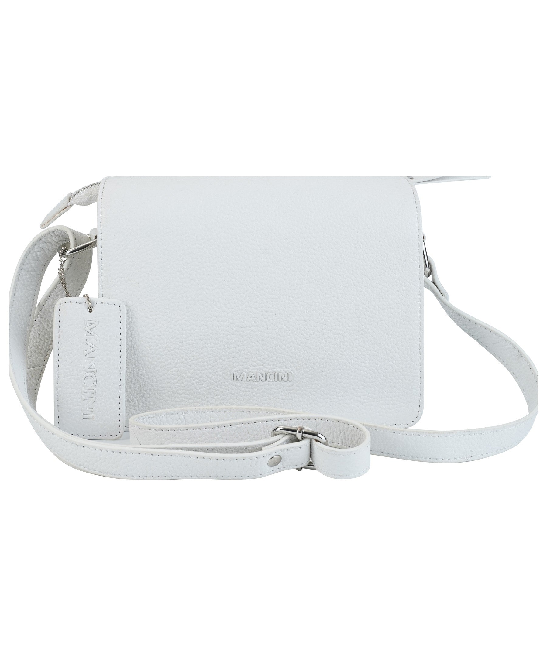 Mancini Pebbled Connie Small Crossbody Handbag