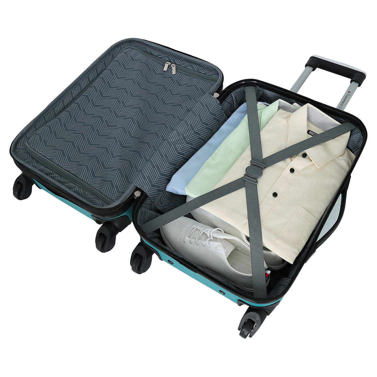 Travelers Club Chicago Expandable Spinner Carry-On Luggage