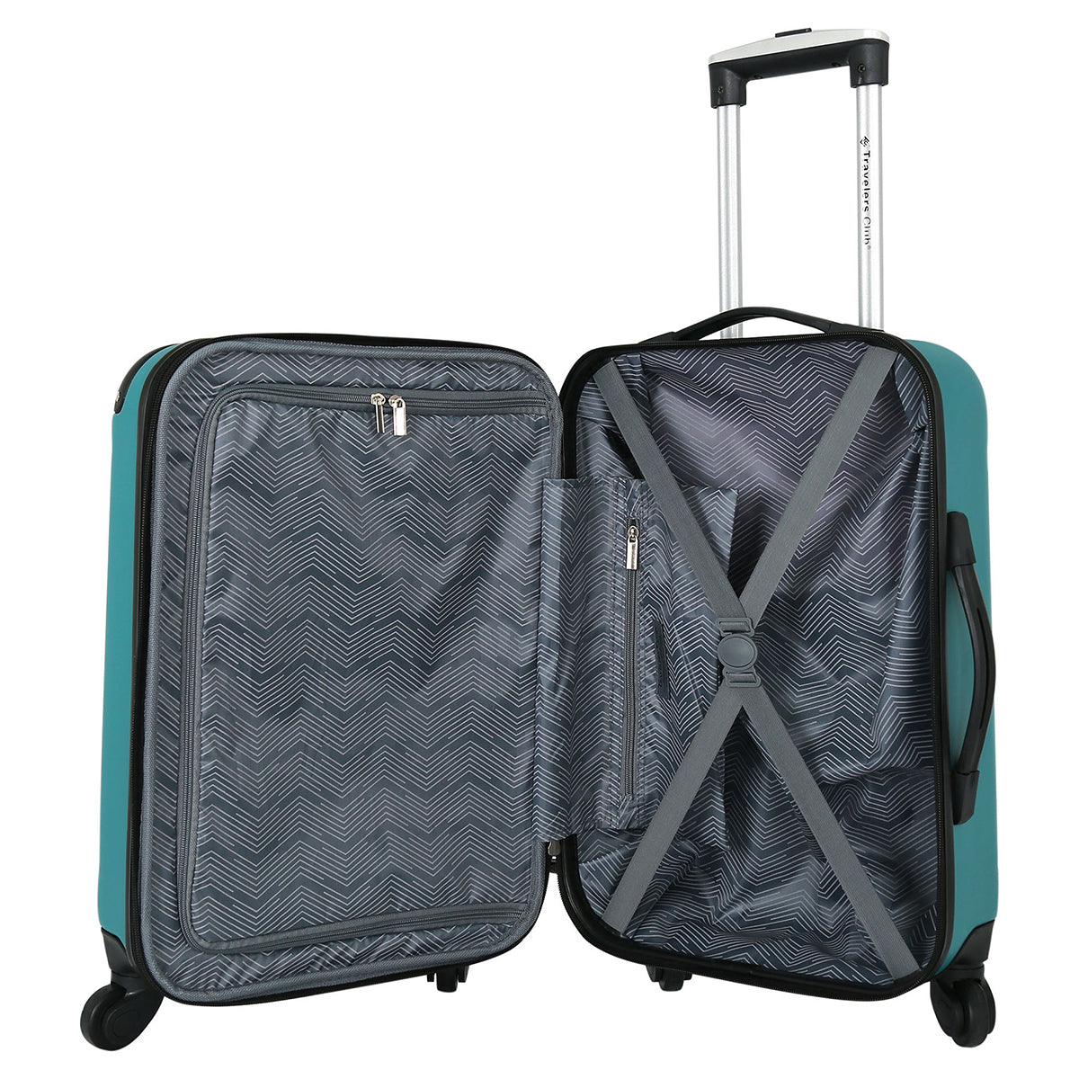 Travelers Club Chicago Expandable Spinner Carry-On Luggage