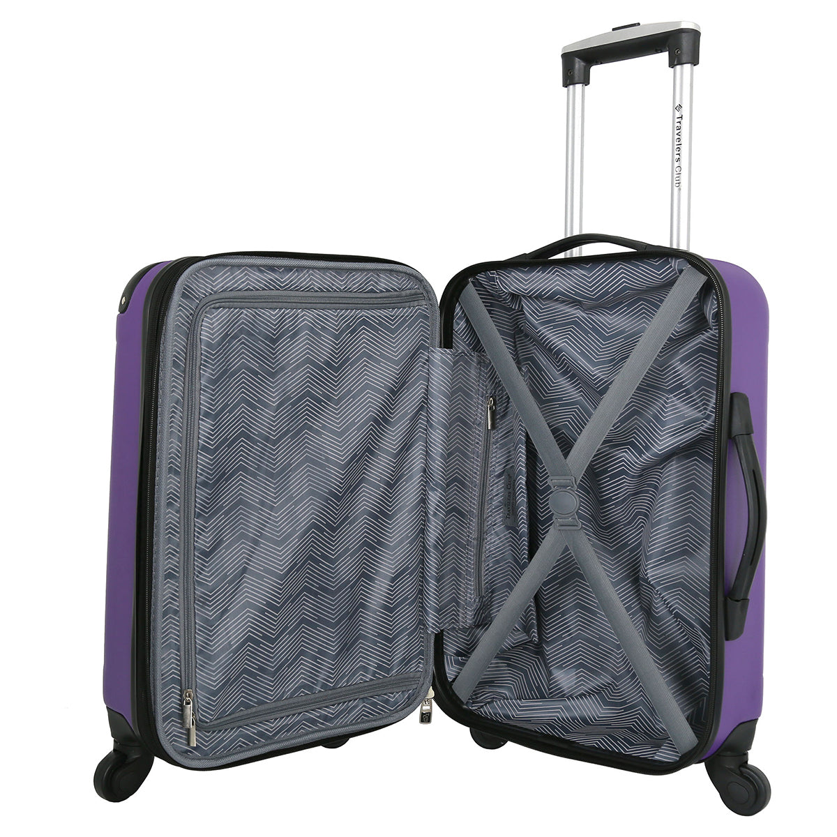 Travelers Club Chicago Expandable Spinner Carry-On Luggage