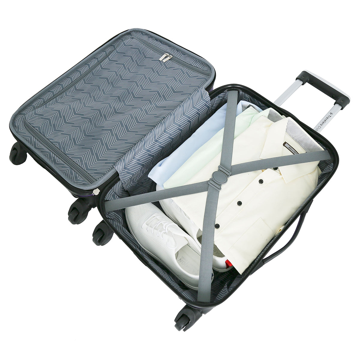 Travelers Club Chicago Expandable Spinner Carry-On Luggage