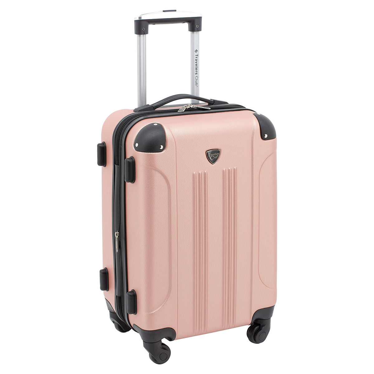 Travelers Club Chicago Expandable Spinner Carry-On Luggage