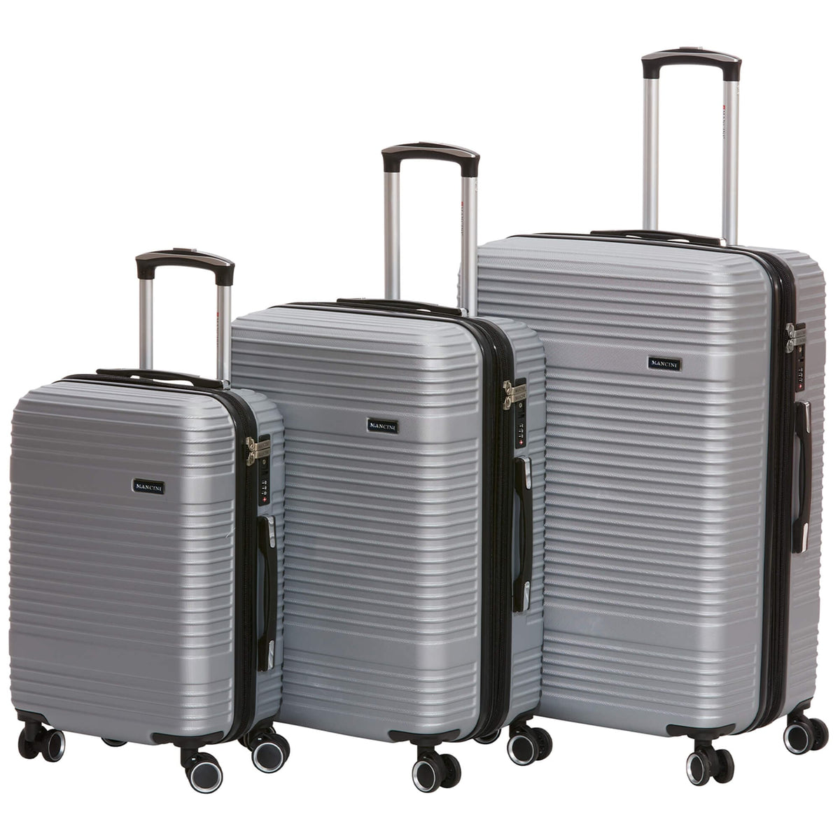 Mancini Perth Lightweight Spinner Luggage Set