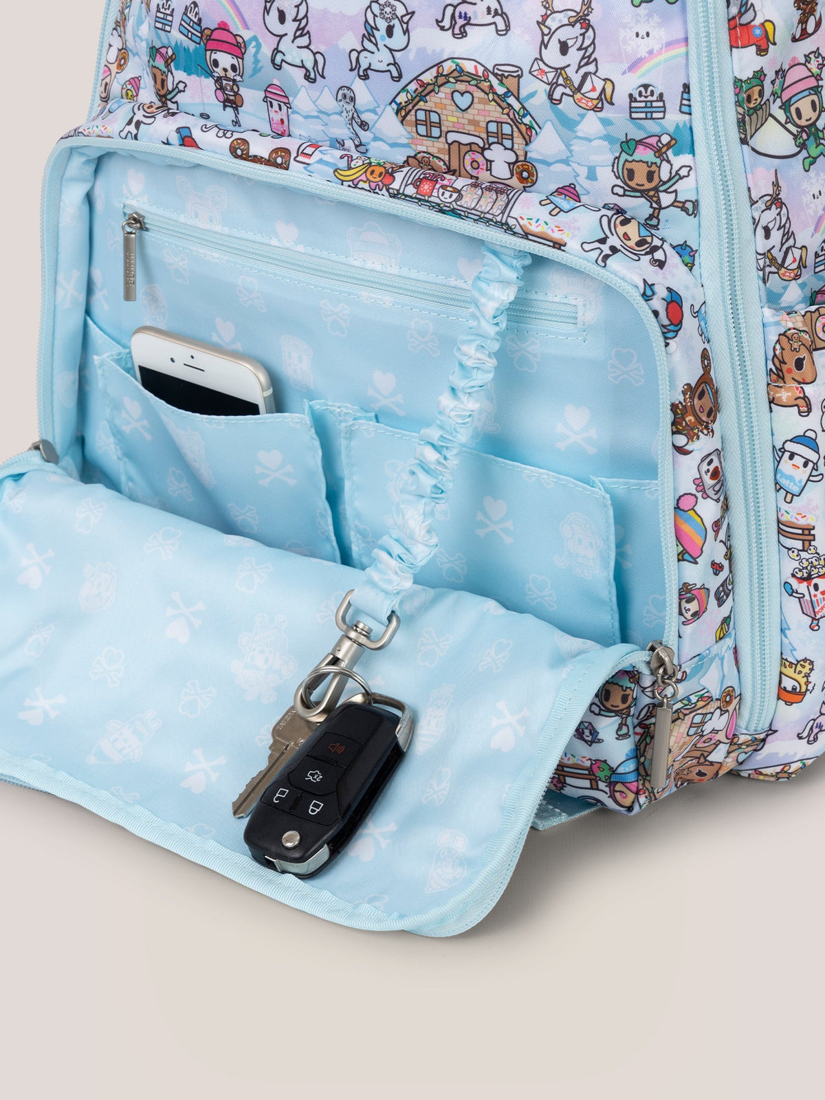 Ju-Ju-Be Tokidoki Snow Day Zealous Backpack - Ice Blue