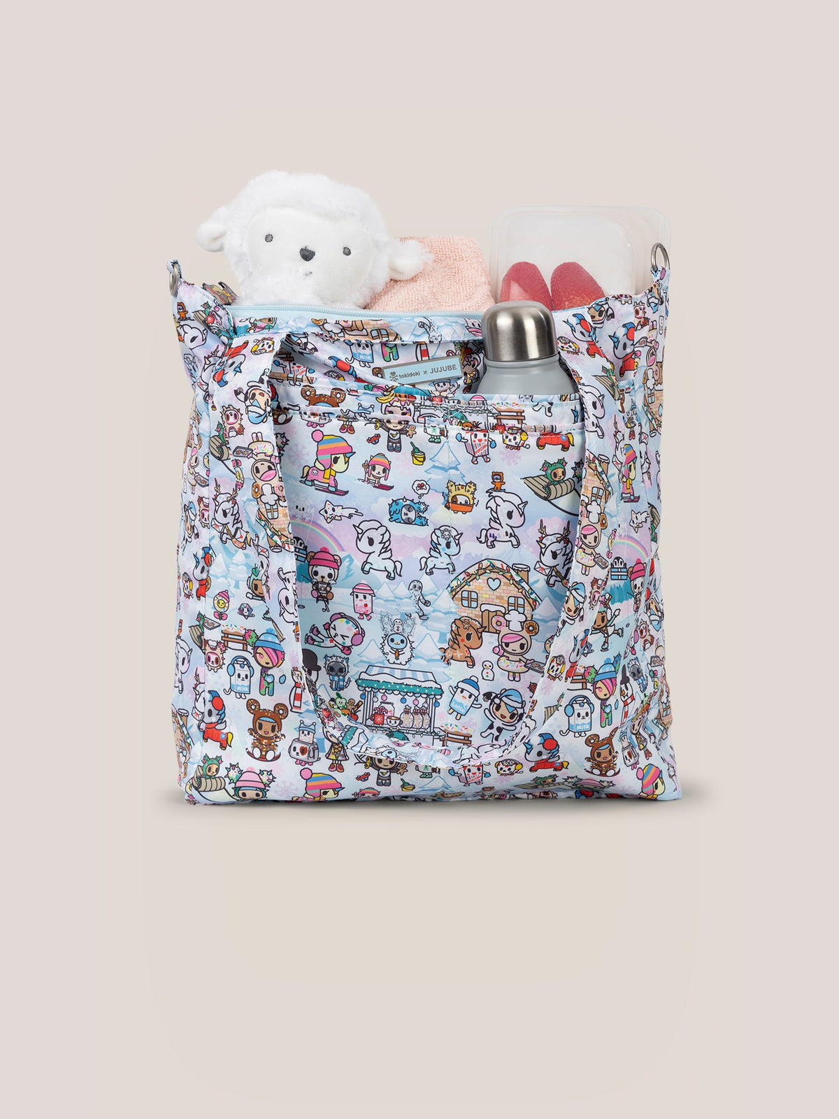 Ju-Ju-Be Tokidoki Snow Day Be Light Diaper Tote Bag - Ice Blue