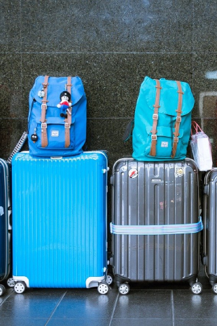 Blue BRIC's luggage and backpacks from bagdUp