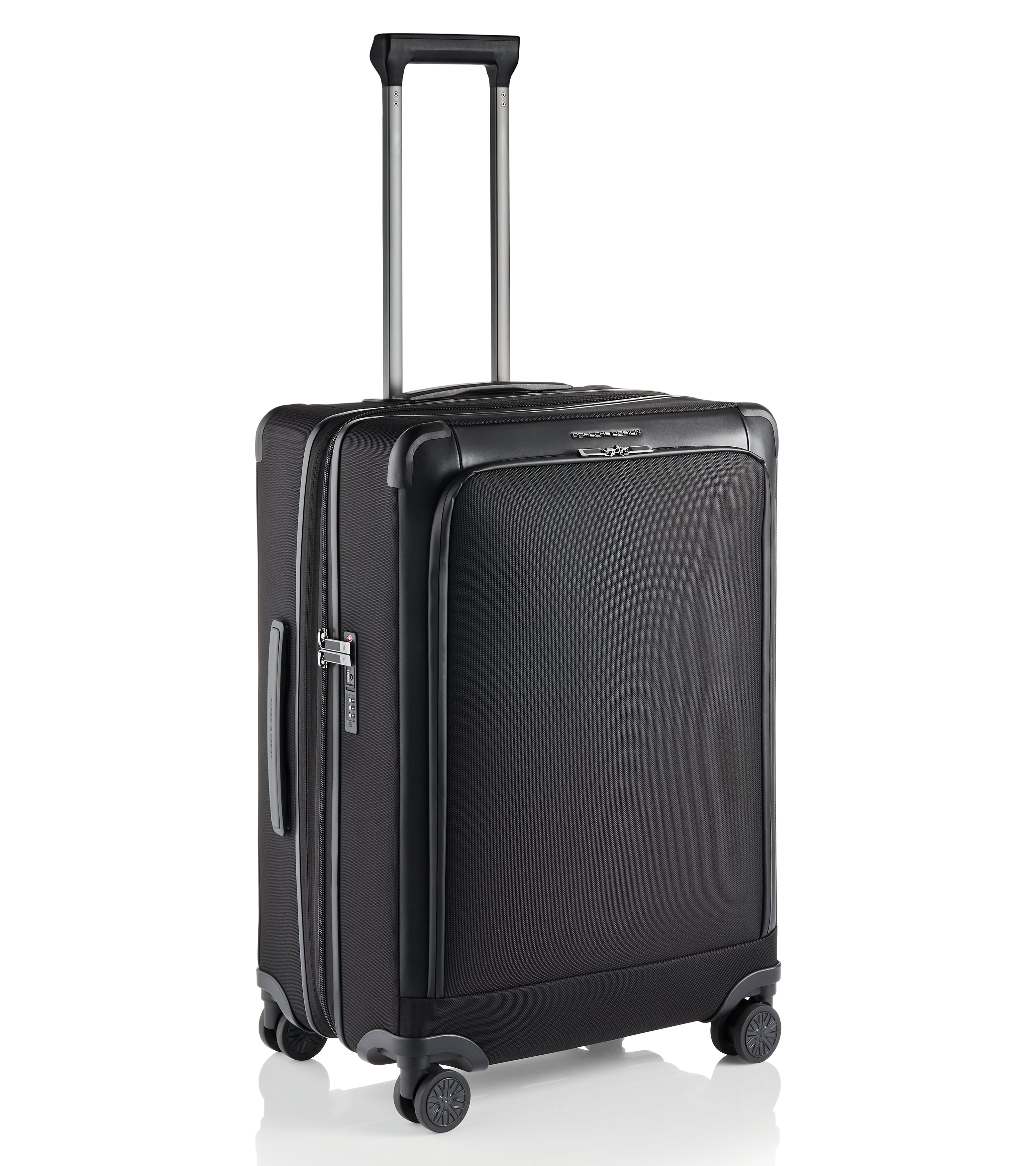Porsche Design Roadster Nylon 21" Expandable 4 Wheel Spinner Luggage in Black - Medium