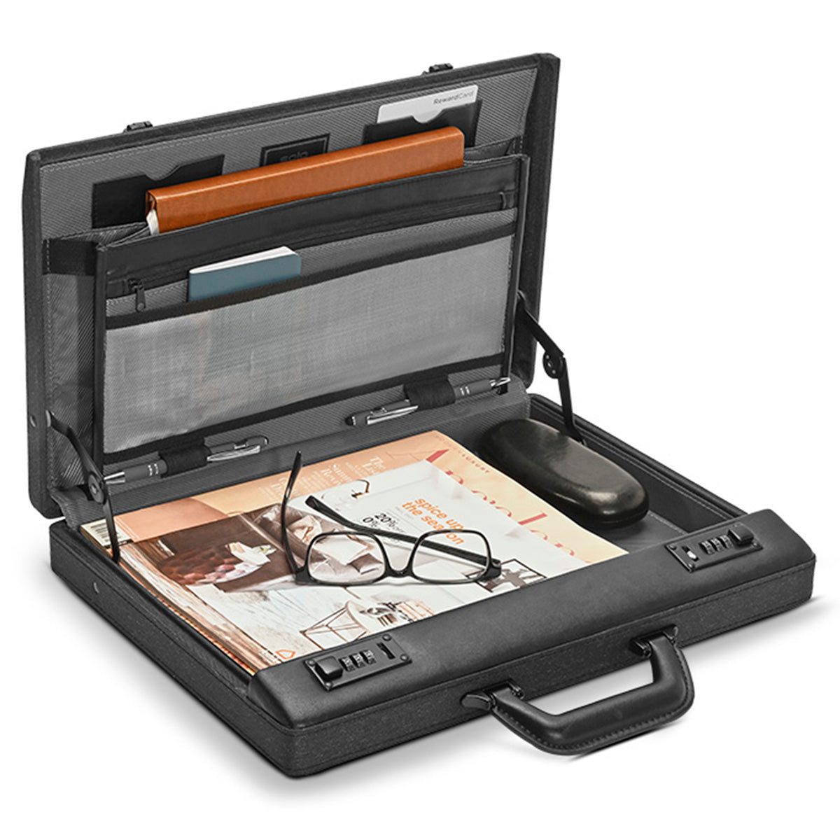 Solo Fortitude Recycled Attache Briefcase