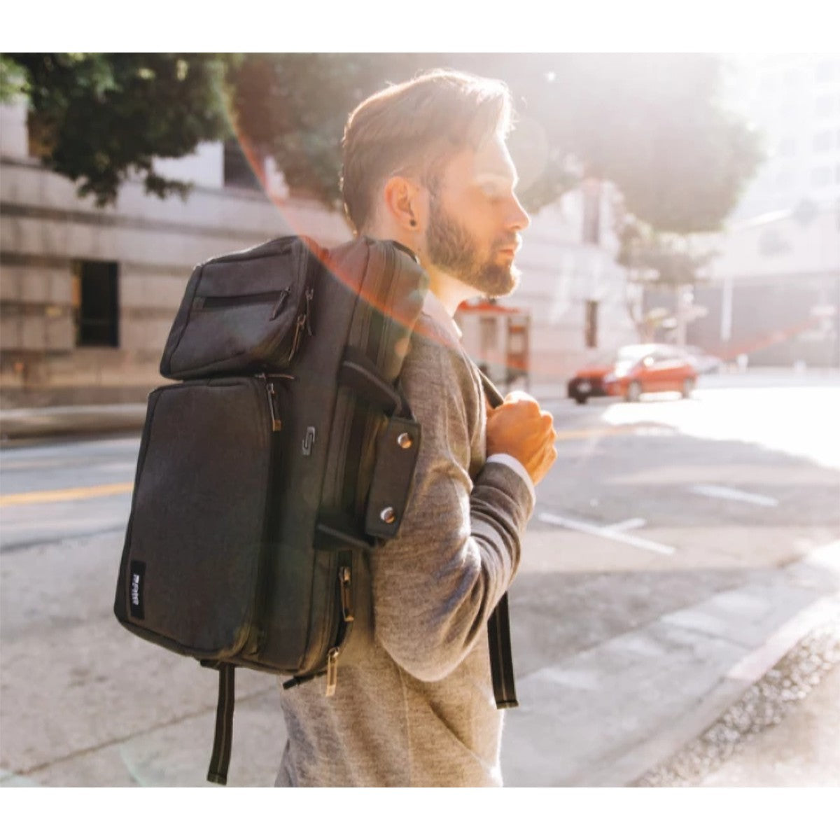 Solo Duane Hybrid Briefcase Backpack