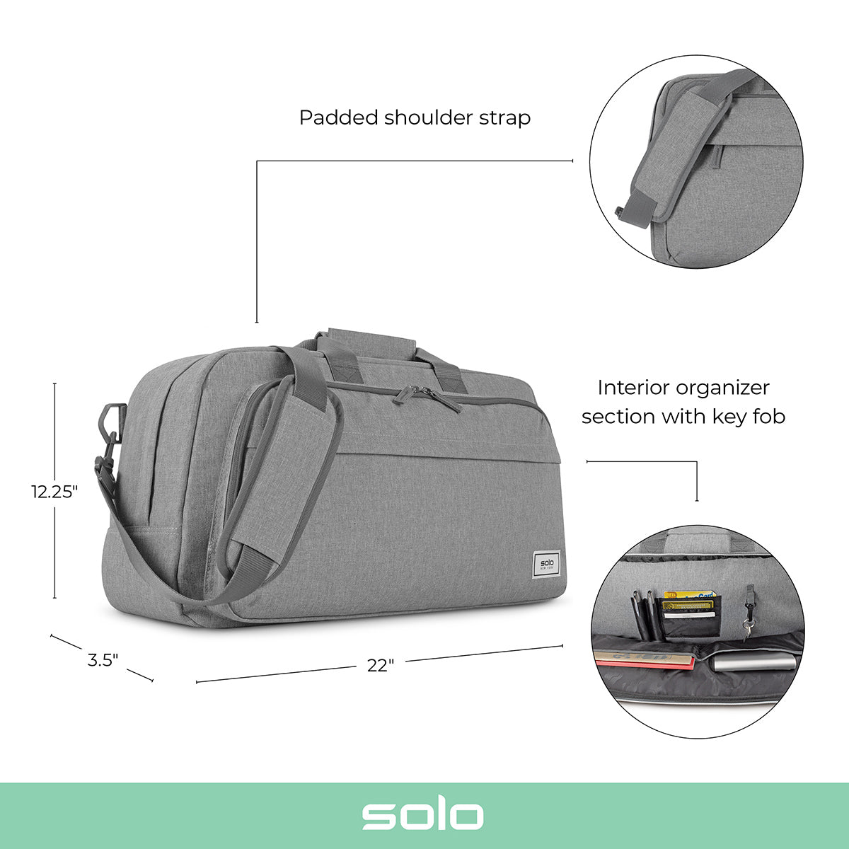 Solo Remove Duffel Bag