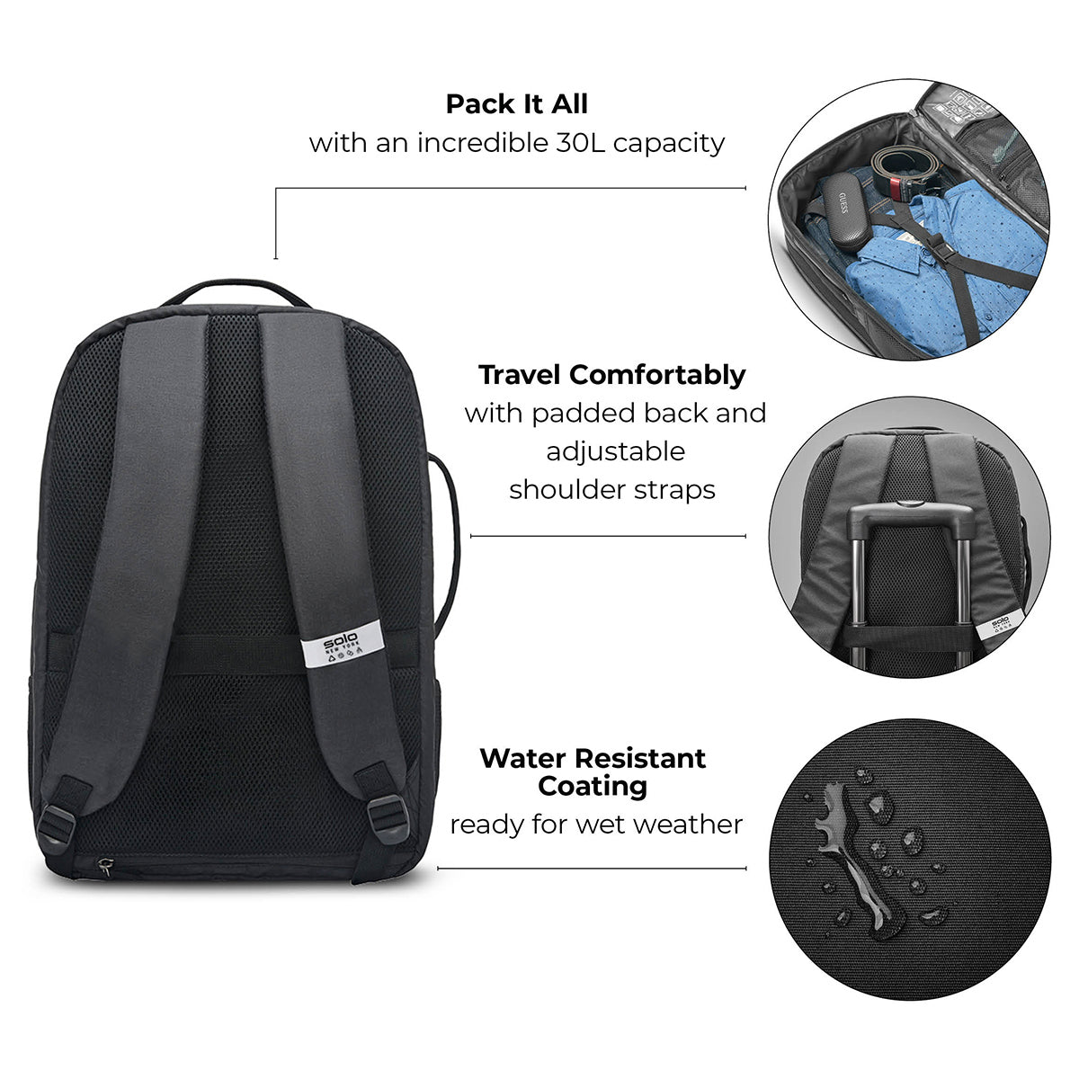 Solo Grand Travel TSA Backpack