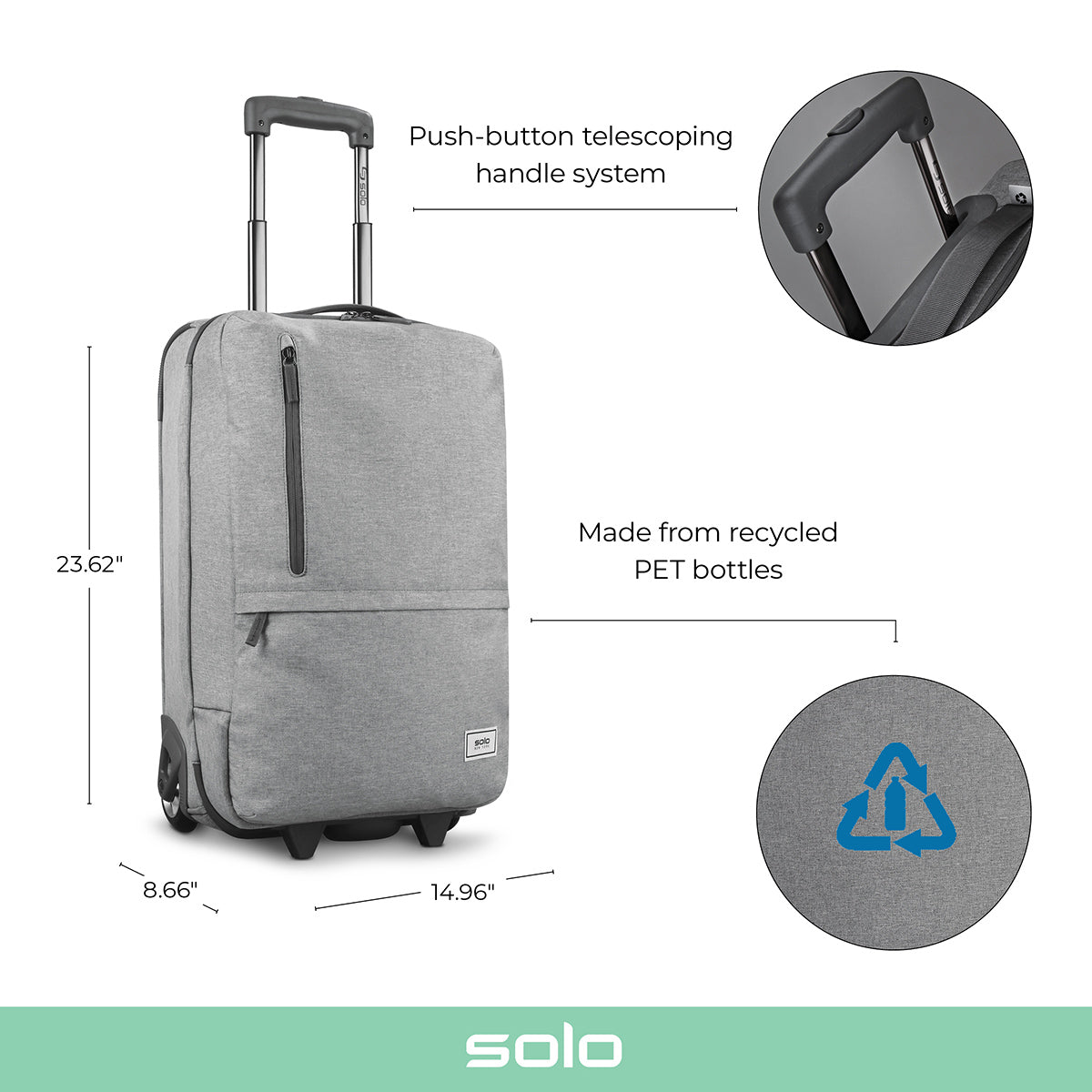 Solo Retreat Carry-On Luggage