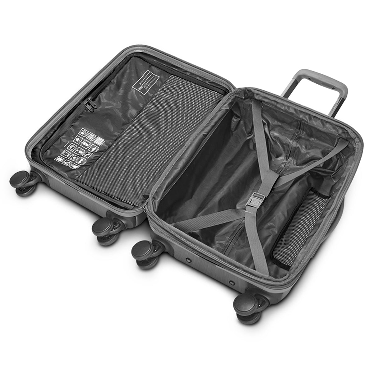 Solo Reserve Expandable Carry-On Spinner Luggage