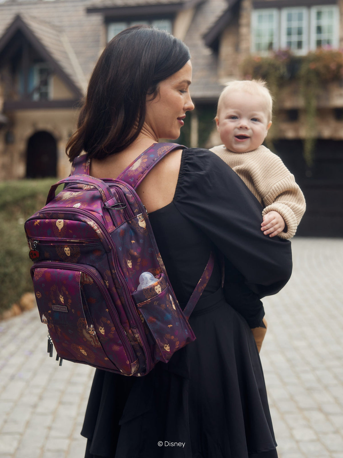 Ju-Ju-Be Disney Villains Be Right Diaper Bag Backpack - Dark Purple