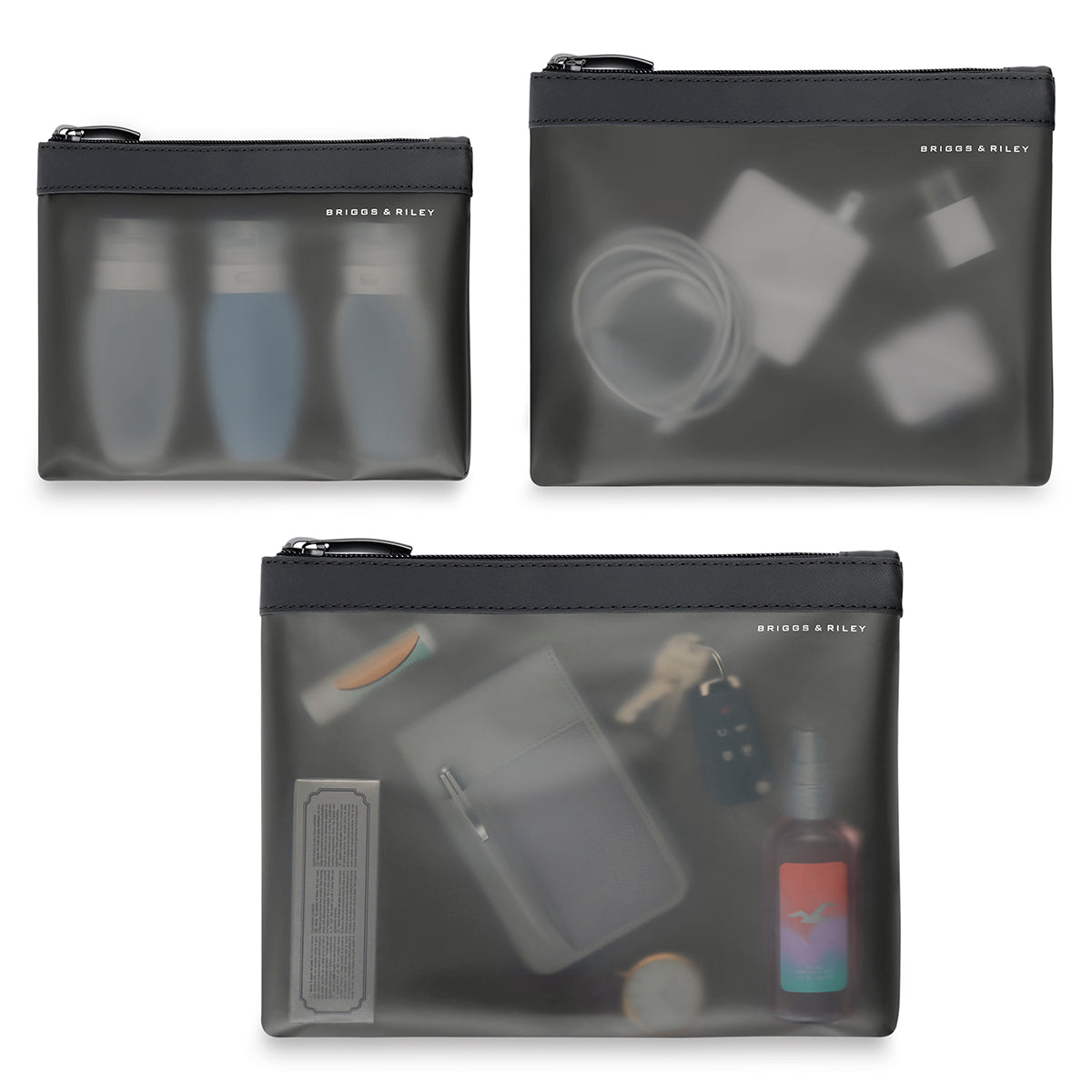 Briggs & Riley Translucent Pouch Set