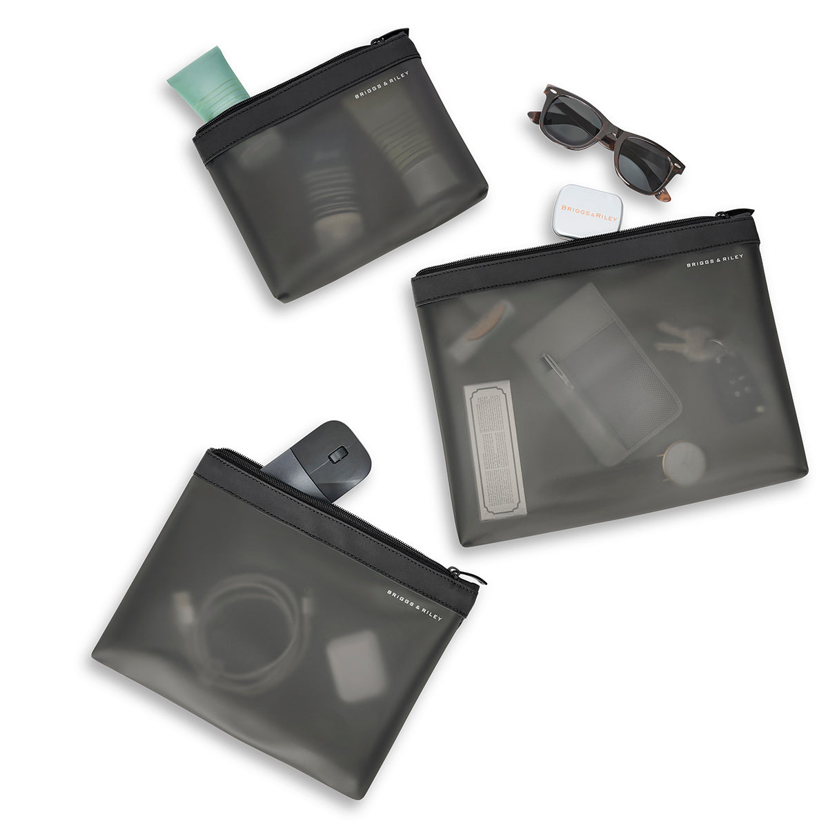 Briggs & Riley Translucent Pouch Set