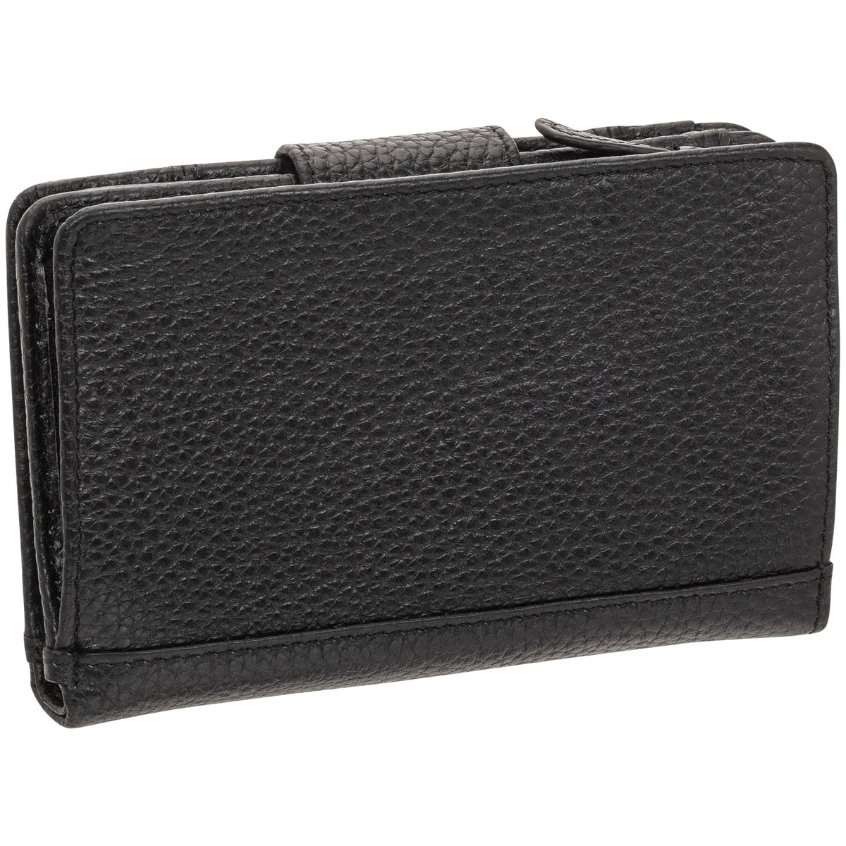 Mancini Pebbled Ladies’ RFID Medium Clutch Wallet