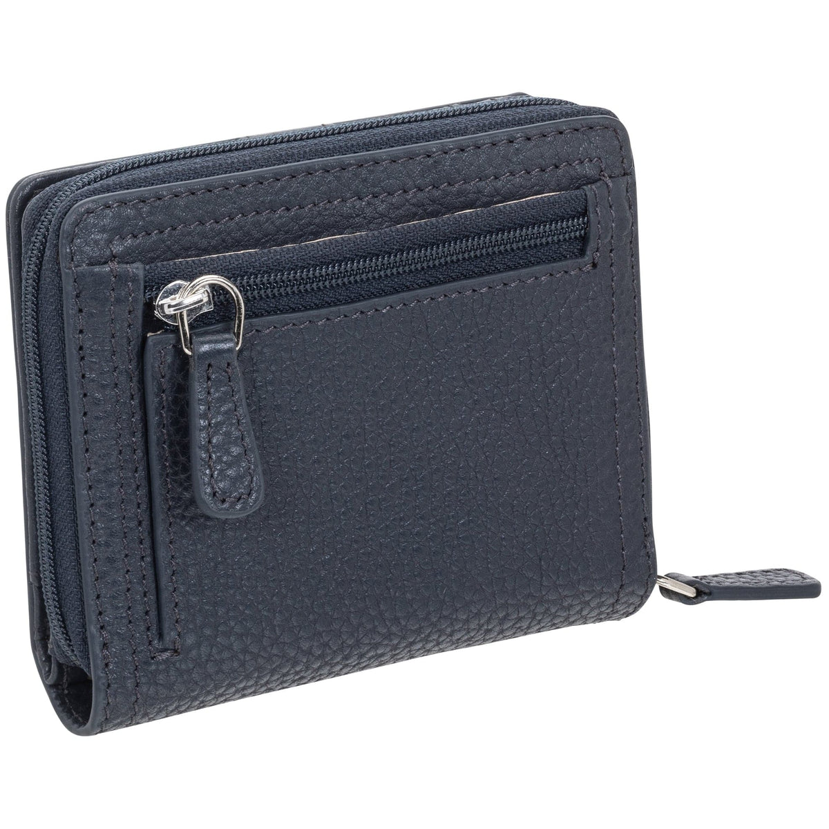 Mancini Pebbled Ladies’ RFID Small Clutch Wallet