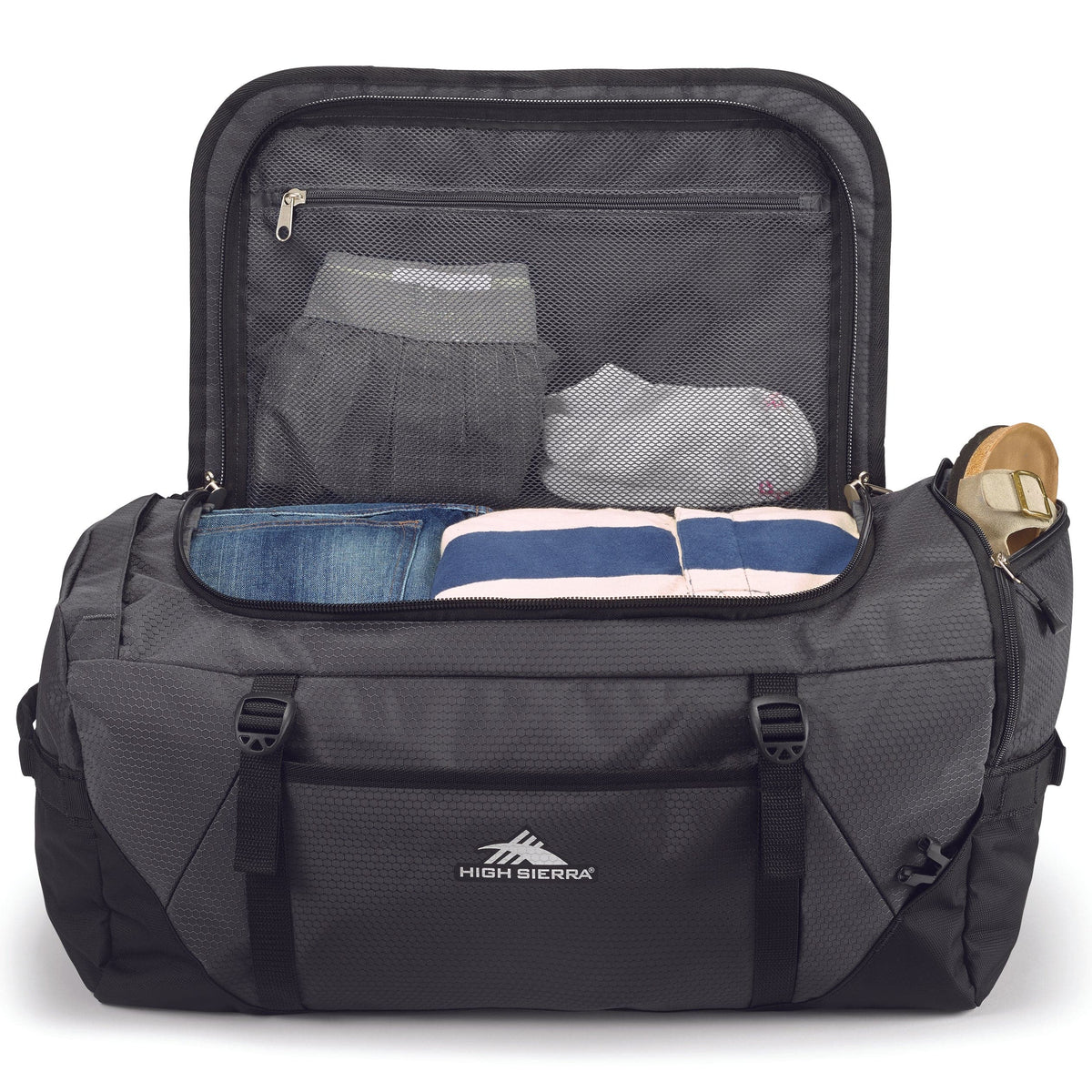 High Sierra Fairlead Travel Duffel Backpack