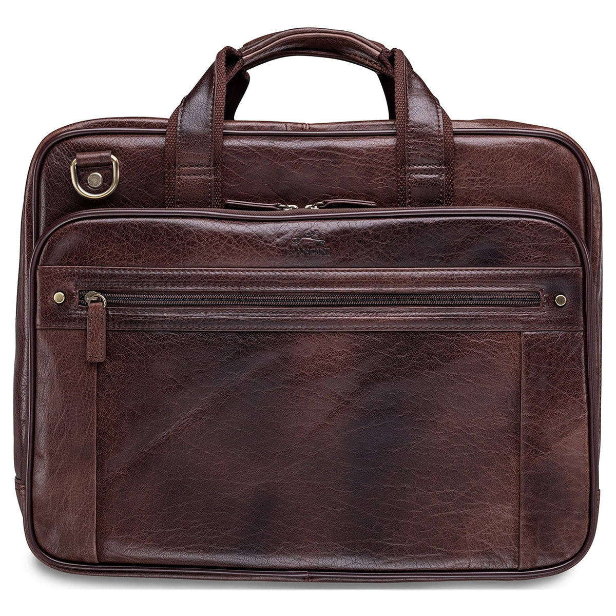 Mancini Arizona Double Compartment Briefcase for 15.6'' Laptop / Tablet