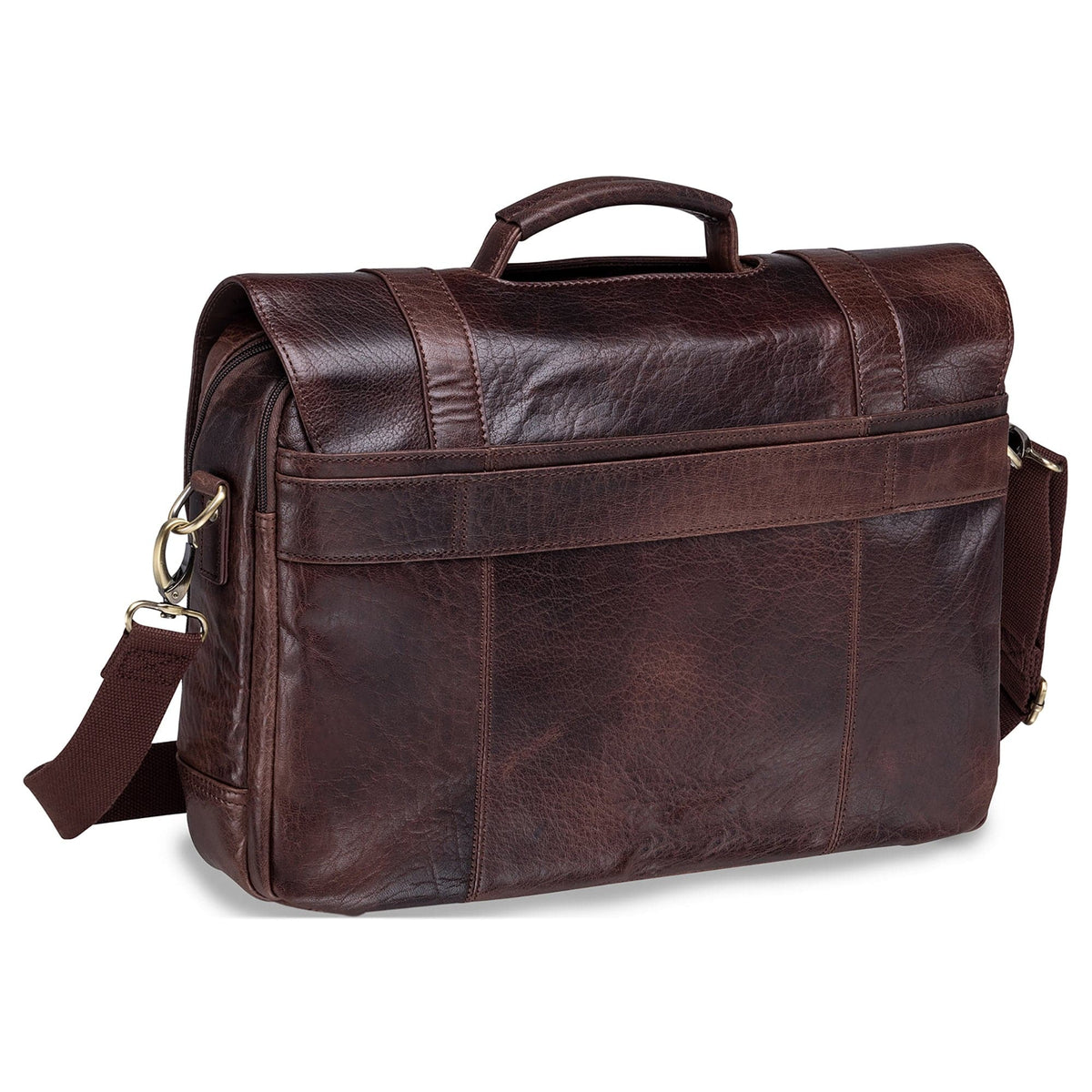 Mancini Arizona Double Compartment Briefcase For Laptop / Tablet