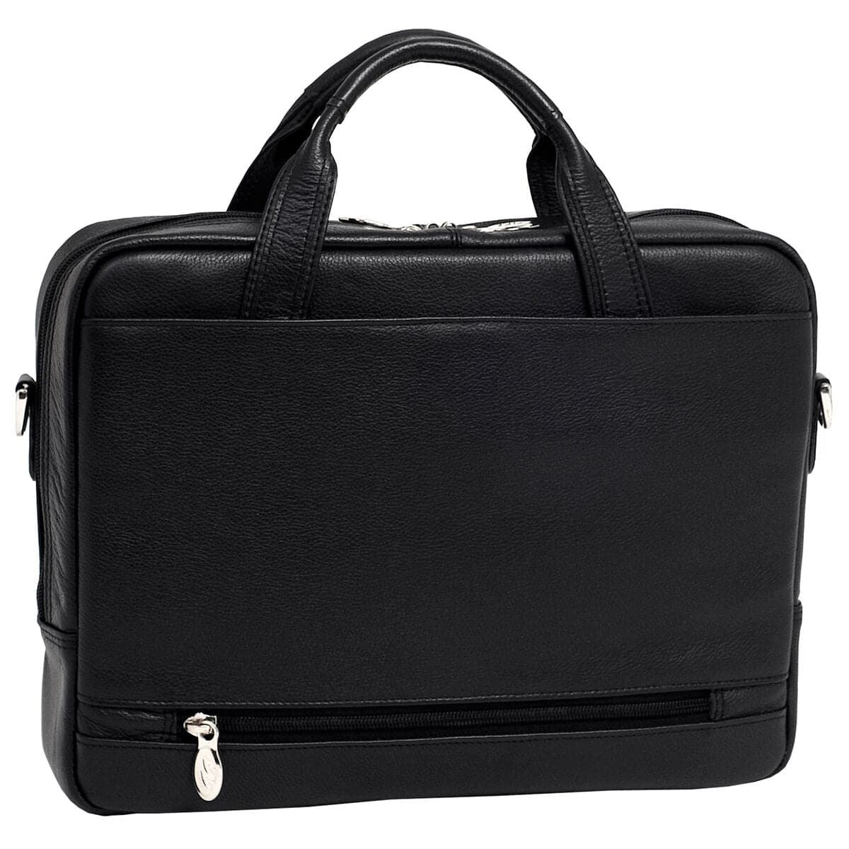 McKlein USA Bridgeport 15.6" Leather Large Laptop Briefcase