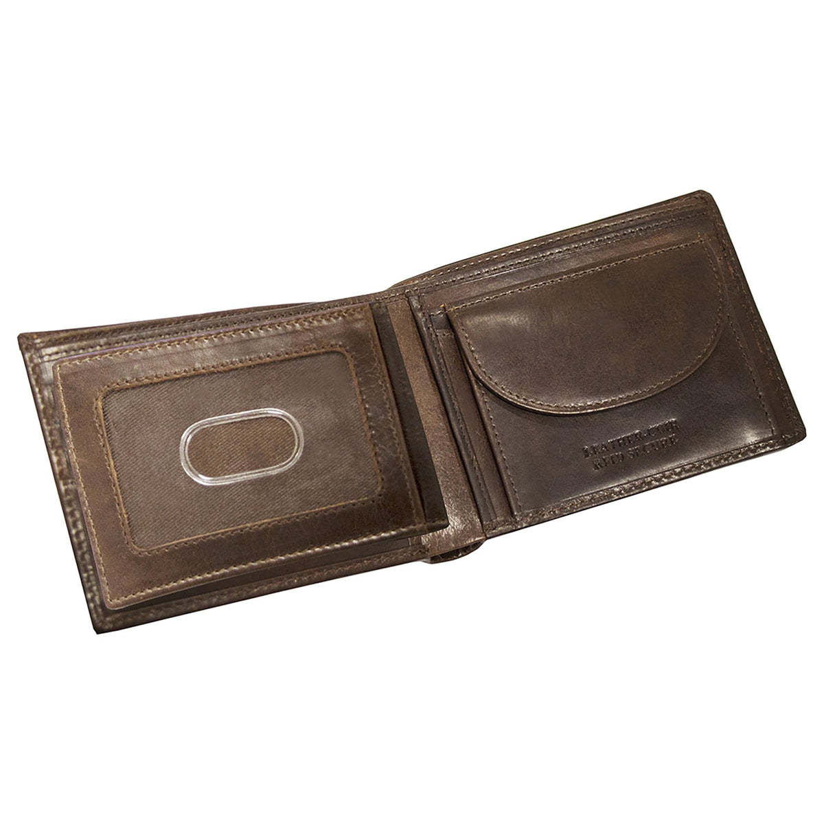 Mancini Boulder Men's RFID Secure Wallet with Removable Passcase and Coin Pocket