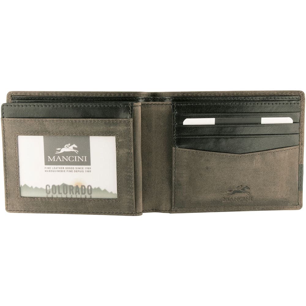 Mancini RFID Secure Men's Center Wing Wallet