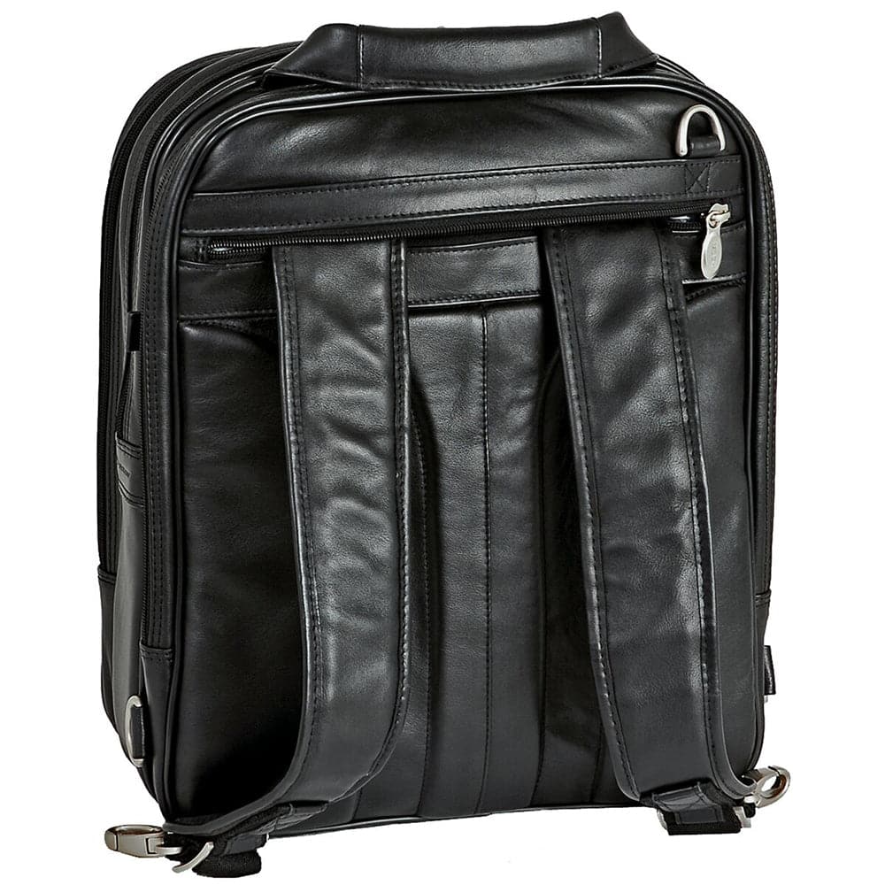 McKlein USA Lincoln Park 15" Leather Three-Way Backpack Laptop Briefcase